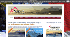 Desktop Screenshot of nepatrek.com