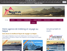 Tablet Screenshot of nepatrek.com